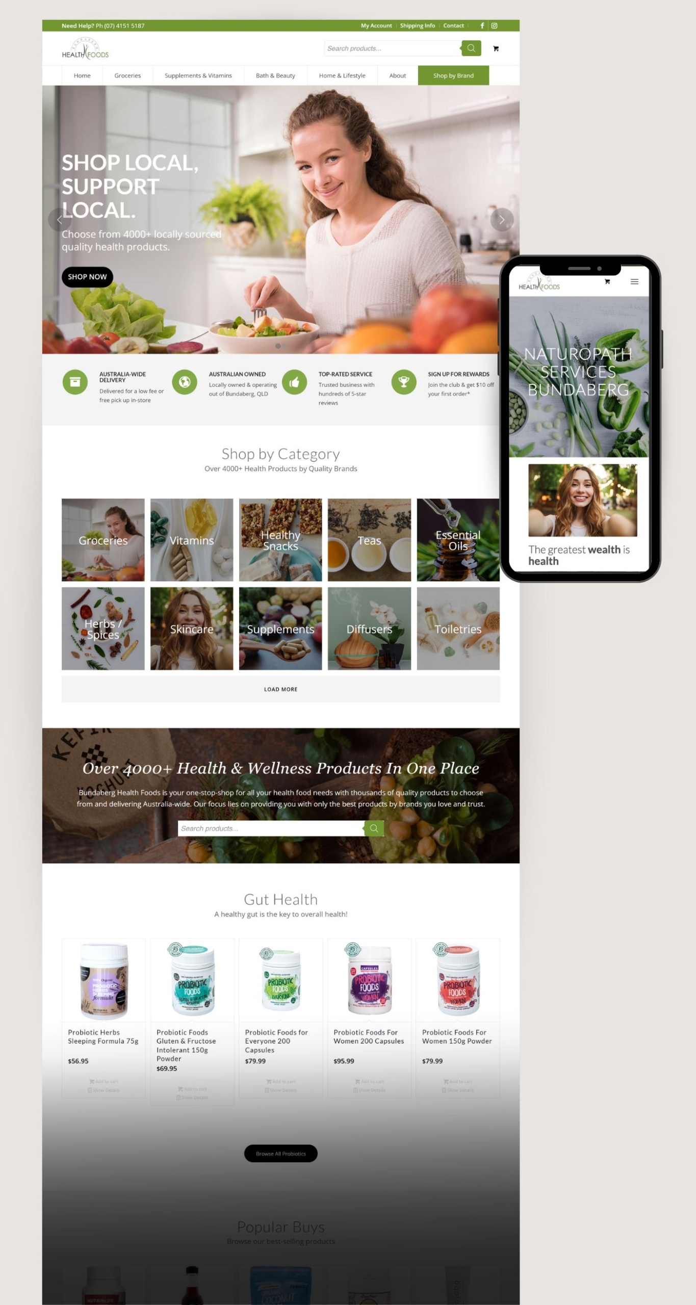 Bundaberg Health Foods - Done Digital Marketing - Brisbane Australia