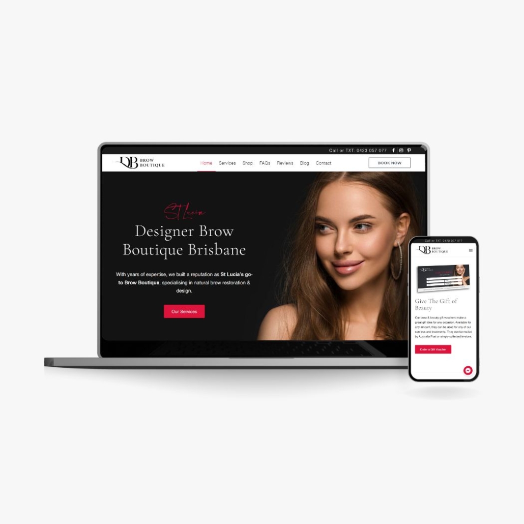 Designer Brow Boutique St Lucia Brisbane - Done Digital Marketing - Brisbane Australia
