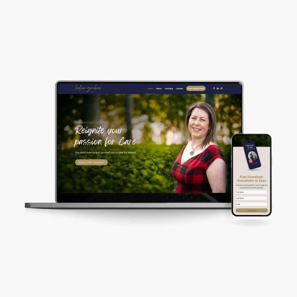 Helen Gruber Carer Coaching - Done Digital Marketing - Brisbane Australia