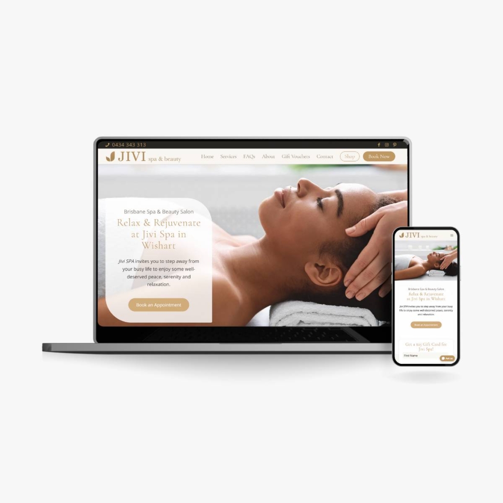 Jivi Spa and Beauty - Done Digital Marketing - Brisbane Australia