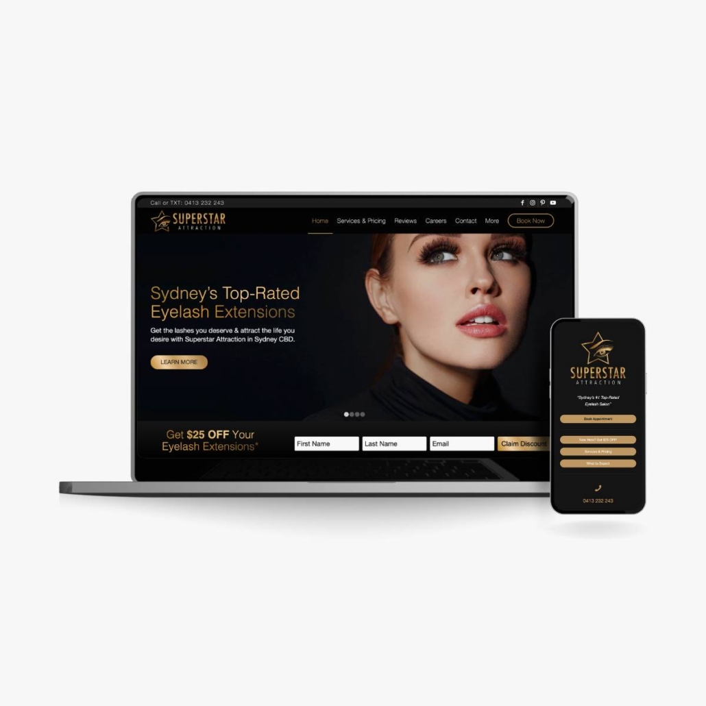 Superstar Attraction Eyelash Extension Technician - Done Digital Marketing - Brisbane Australia