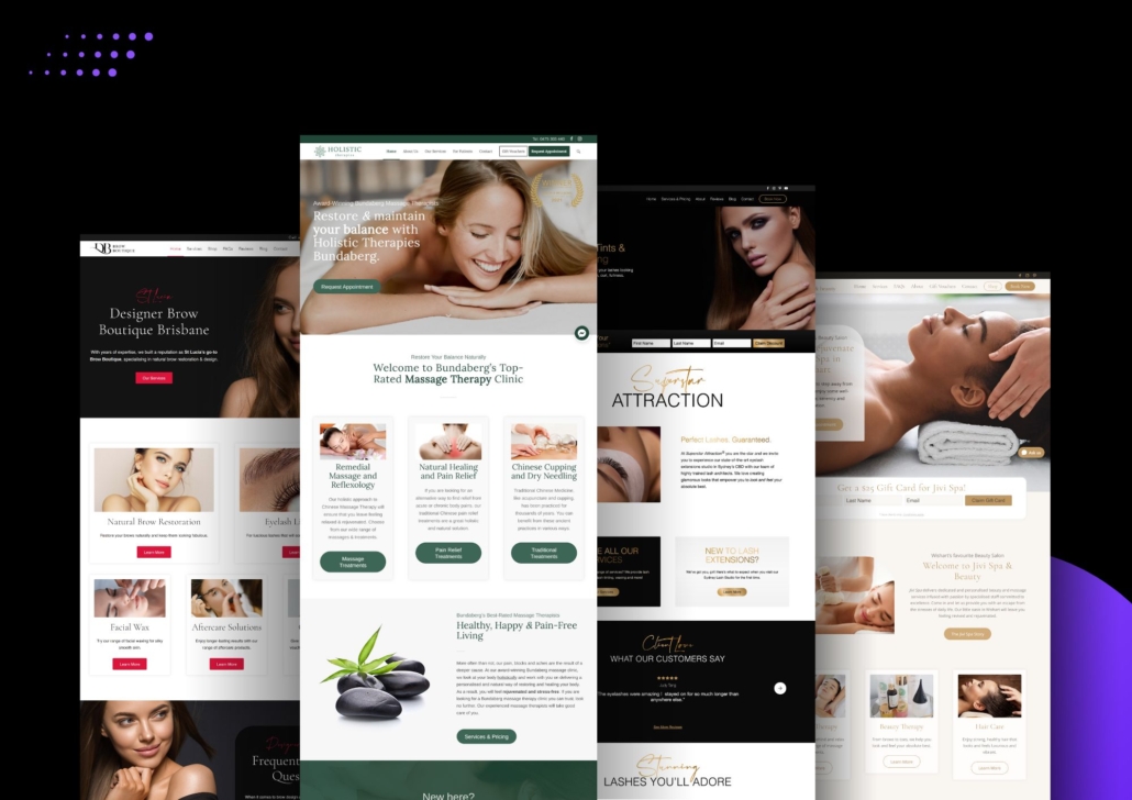 Premium Web Design for Beauty and Wellness Providers - Done Digital - Brisbane Australia