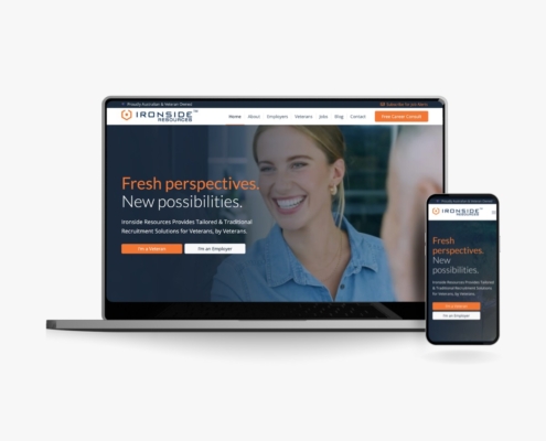 Marketing for Veteran Recruitment Agency - Ironside Resources - Digital Marketing Agency Brisbane