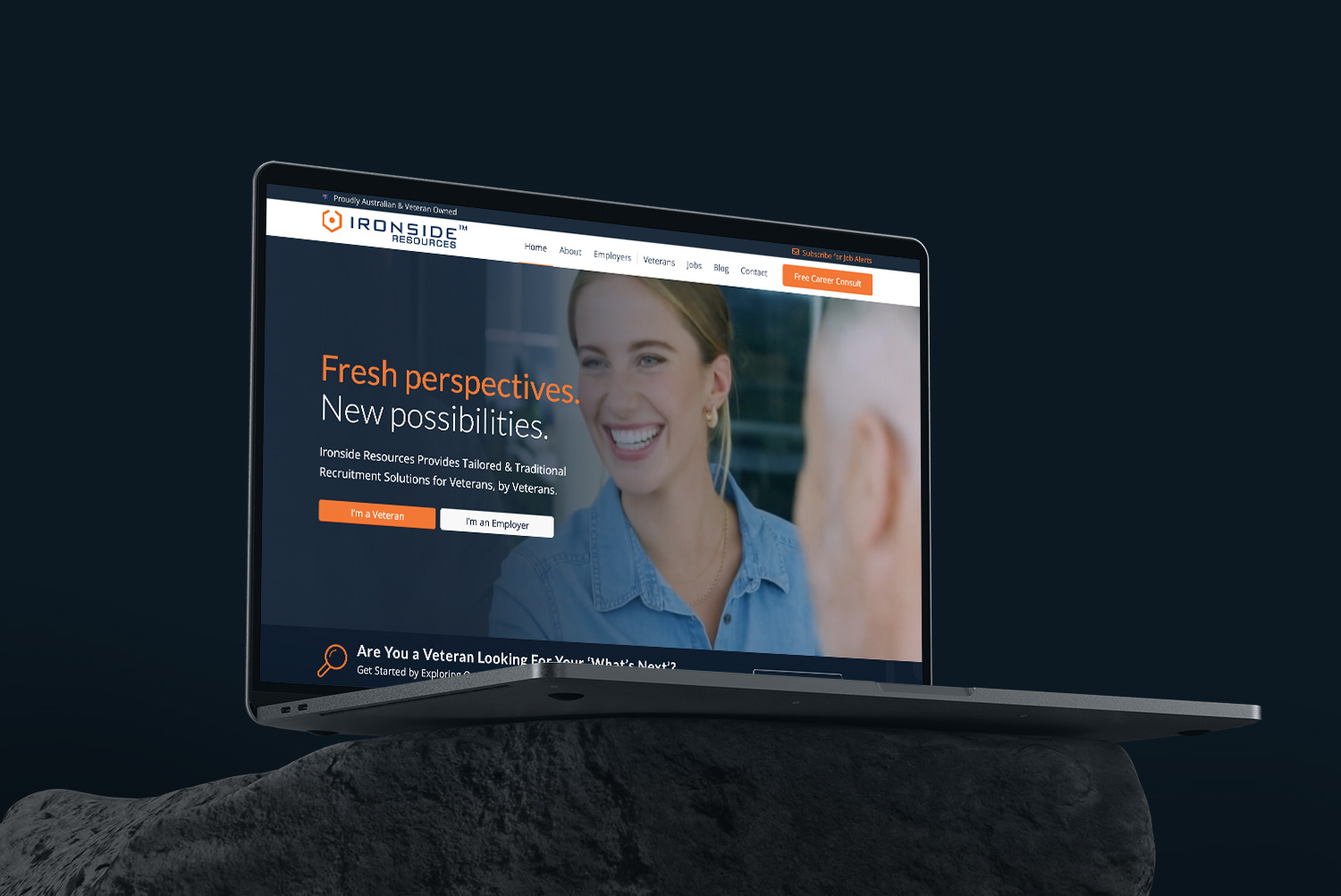 Ironside Resources Web Design for Recruitment Agency Australia by Done Digital