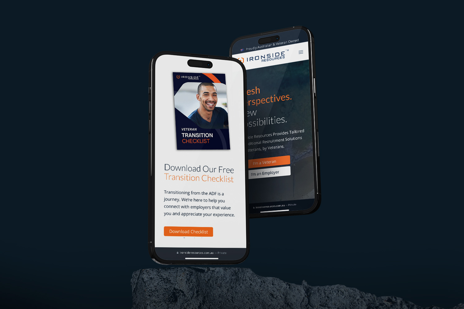 Website Design for Recruitment Agency Ironside Resources by Done Digital, Brisbane